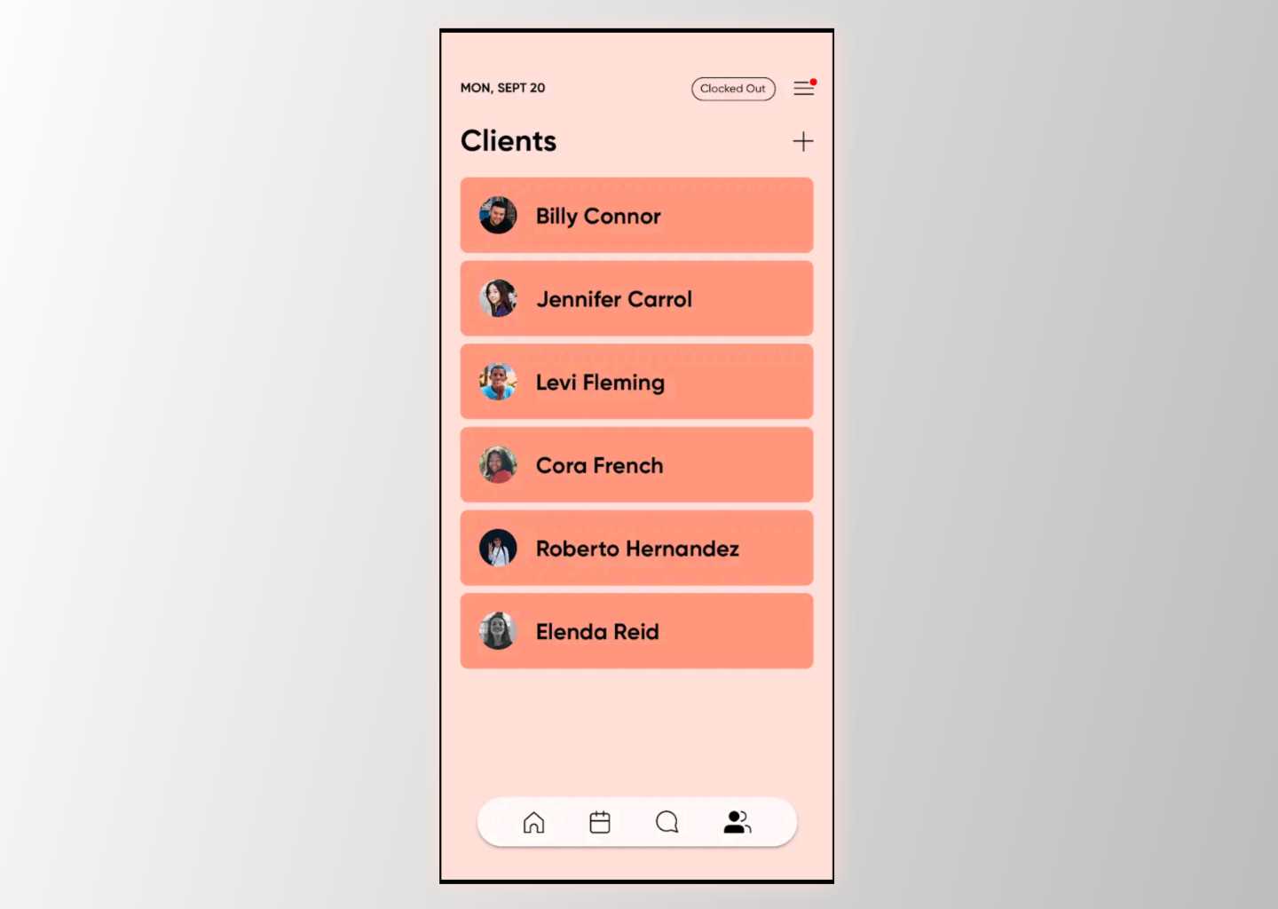 Original client list